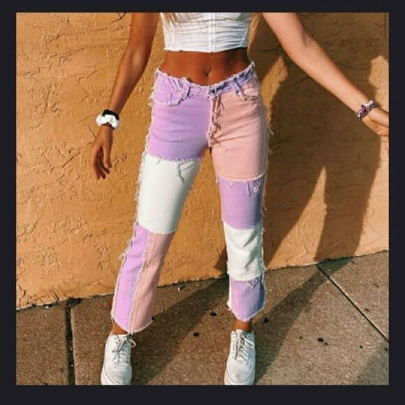 Patchwork Jeans